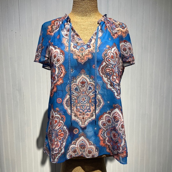 Sevigny Flutter Sleeve Blouse